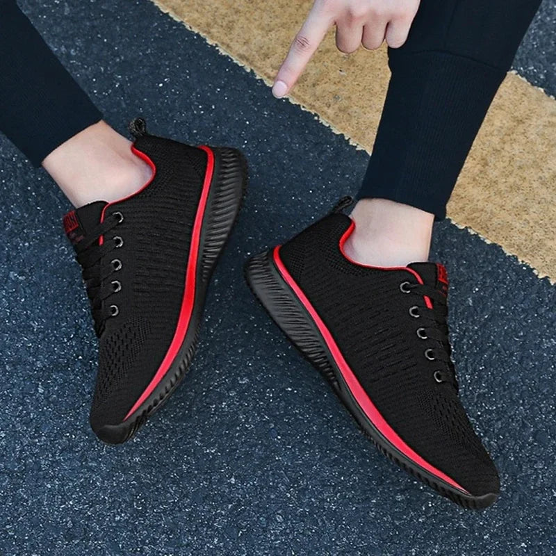 Summer Breathable Men's Casual Shoes Mesh Breathable Man Casual Shoes Fashion Moccasins Lightweight Men Sneakers Hot Sale 36-48