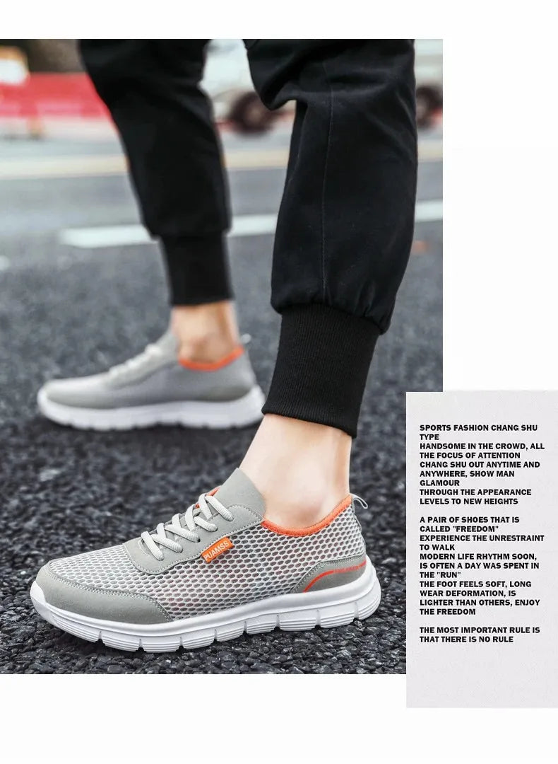 Summer Casual Shoes Men Sneakers 2024 New Flats Men Shoes Breathable Plus Size 46 Outdoor Tenis Masculino Zapatillas Hombre