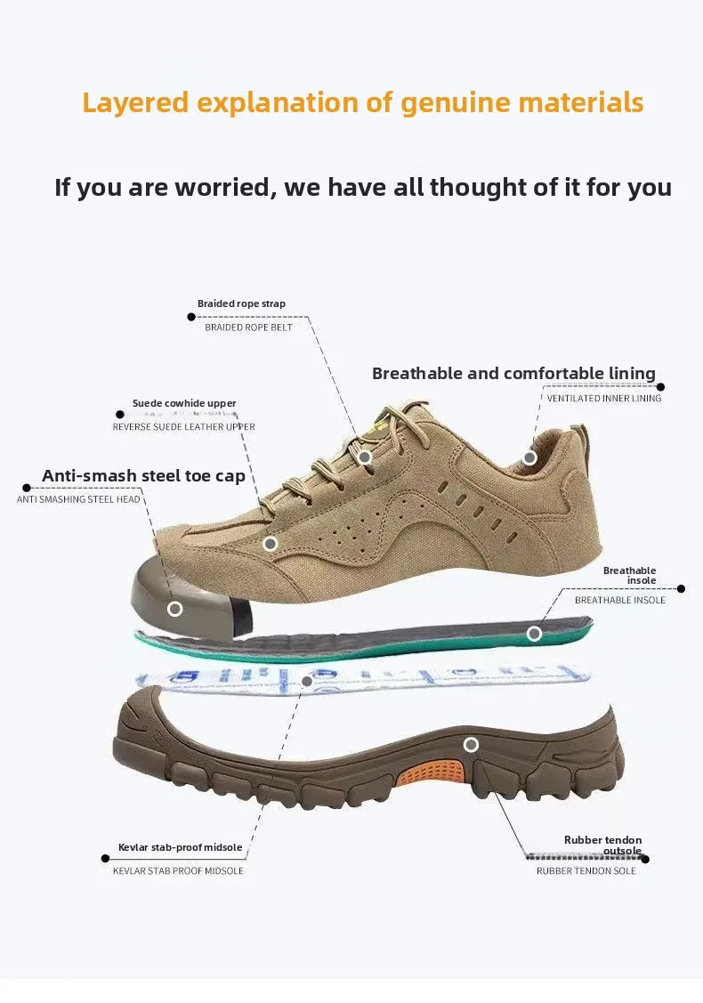 Electrician Insulated Shoes 6kv Safety Work Shoes for Men Soft Bottom Anti Crush And Piercing Construction Site Work Boots