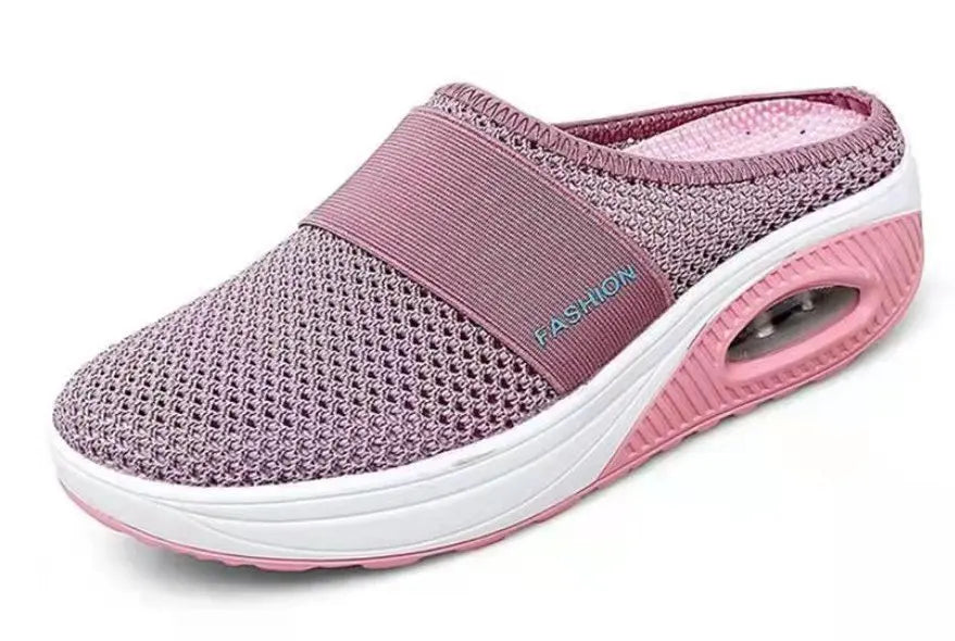 Slippers Women Wedge Premium Slippers Vintage Anti-slip Casual Female Platform Retro Shoes Plus Size Orthopedic Diabetic Sandals