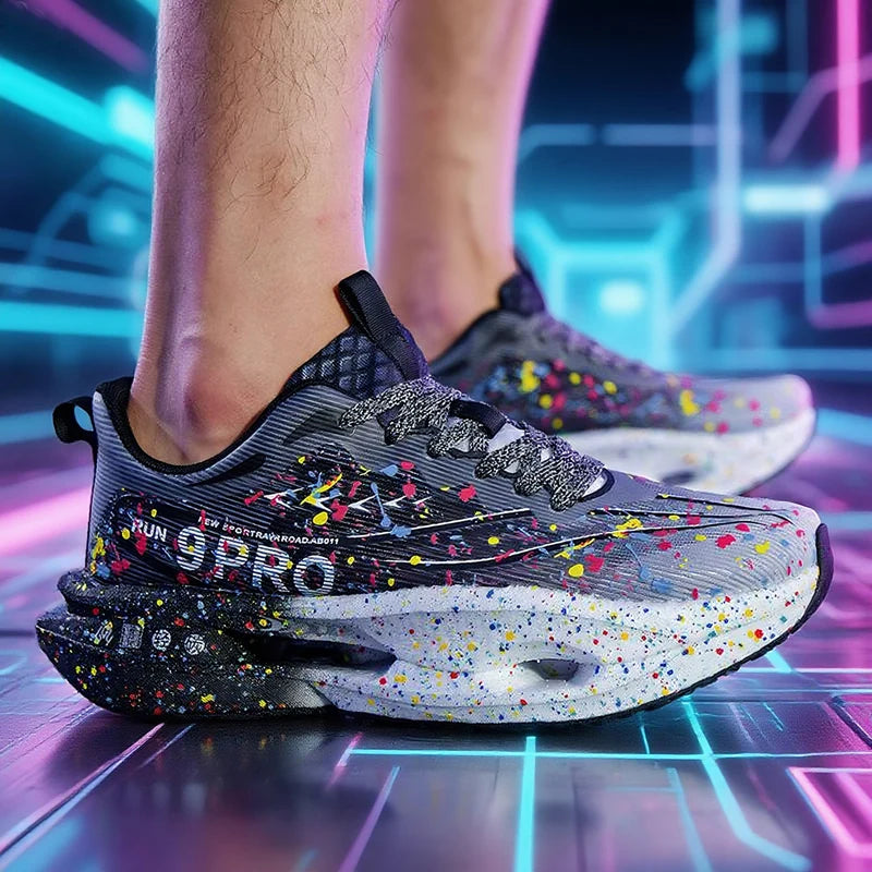 Running Shoes Speciality Carbon Board Marathon Men Sports Breathable Lightweight Women's Comfortable Athletic Nonskid Sneakers