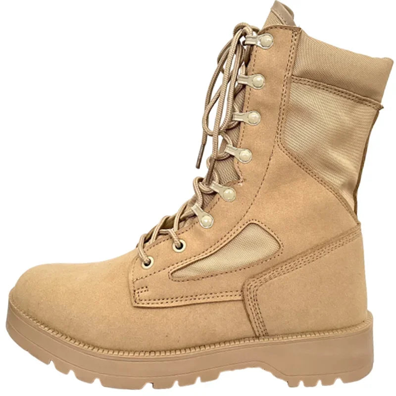 2025 New Man Tactical Combat Boots Men Outdoor Hiking Desert Boots Breathable Male Ankle Boots Jungle Shoes