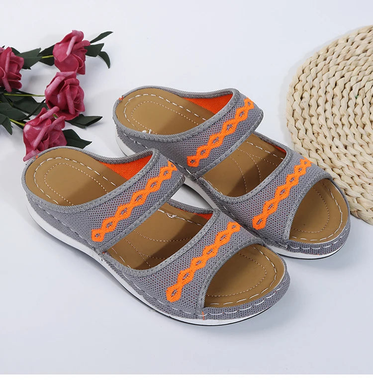 Customizable 2025 New UZZDSS Women Sandals Orthopedic Slippers Summer Shoes Tailor-made Suits WTX372803