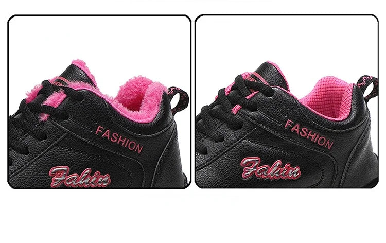 New 2025 Autumn Winter Sneakers Women Comfort Soft Sole Non Slip Casual Shoes for Women PU Waterproof Sport Shoes Zapatillas