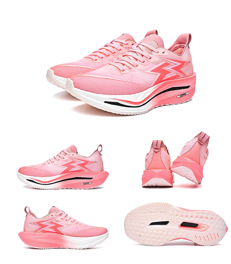 Men Running Shoes Marathon Carbon Board Speciality Sports Breathable Lightweight Women's Comfortable Athletic Nonskid Sneakers