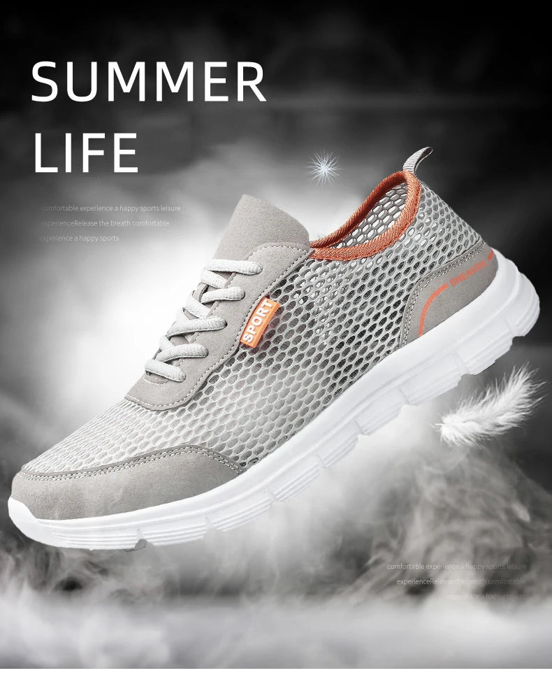 Men Shoes Spring Summer Soft Loafers Walking Shoes Lightweight Mesh Casual Shoes Men Sneakers Tenis Masculino Zapatillas Hombre