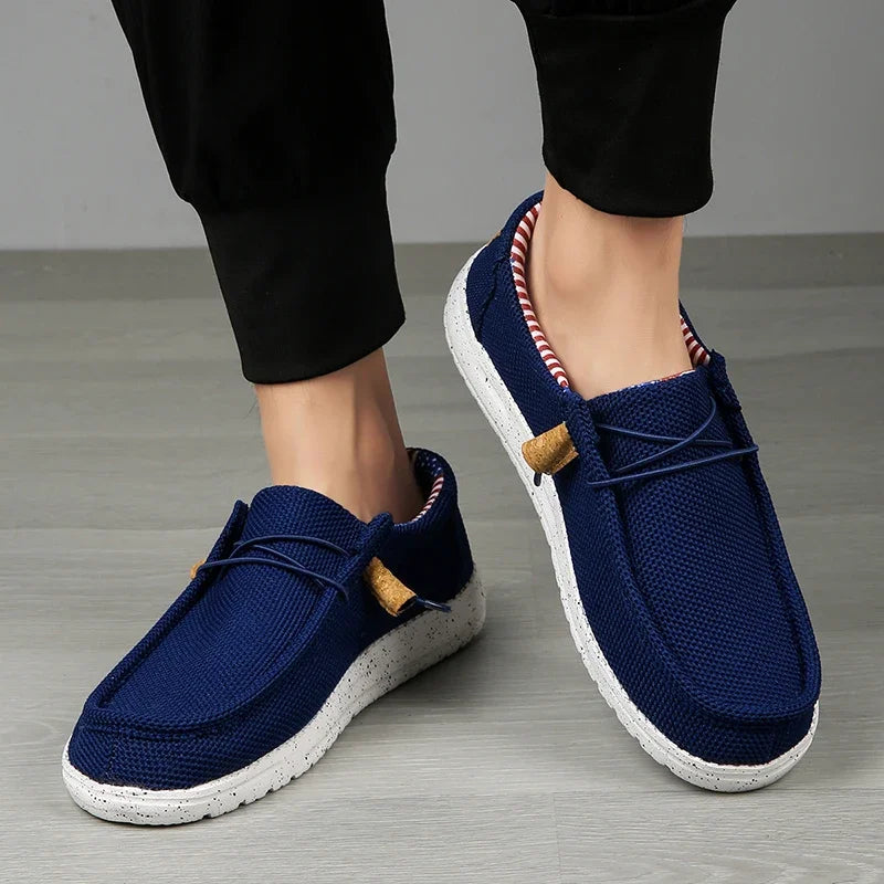 Canvas Loafers Comfortable Walking Flats for Man  Non Slip Soft Moccasins Sneakers Summer loafers Men Casual Shoes Slip on