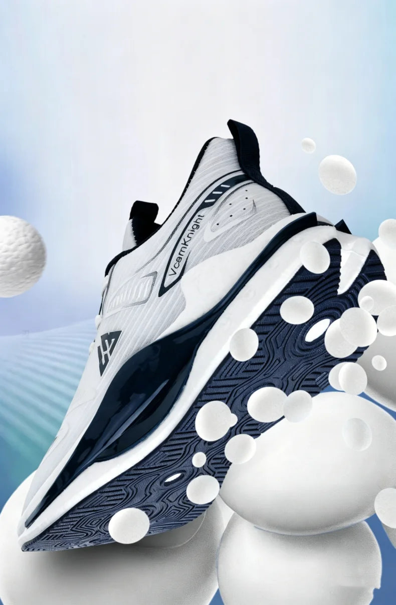 Lightweight Breathable Running Shoes Men Popcorn Shock Absorption Sneakers Flexible Anti Slip Outdoor Sports Shoes Summer Autumn