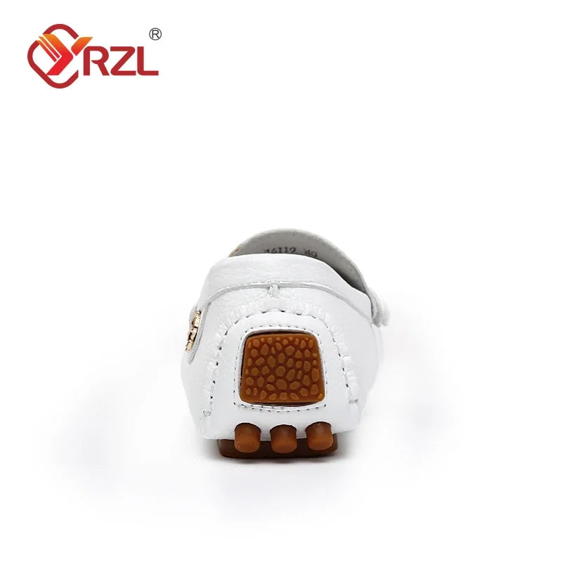 YRZL Men's Loafers Dress Office Shoes Men PU Leather Casual Shoes Lightweight Breathable Comfortable Slip on Driving Shoes Men