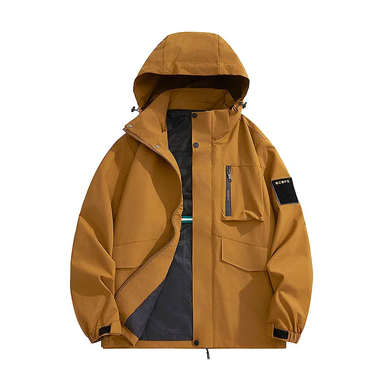 Plus Size Men's Waterproof Hiking Jackets S-8XL Windproof Windbreaker Coat Breathable Fishing Camping Trekking Jacket Clothing