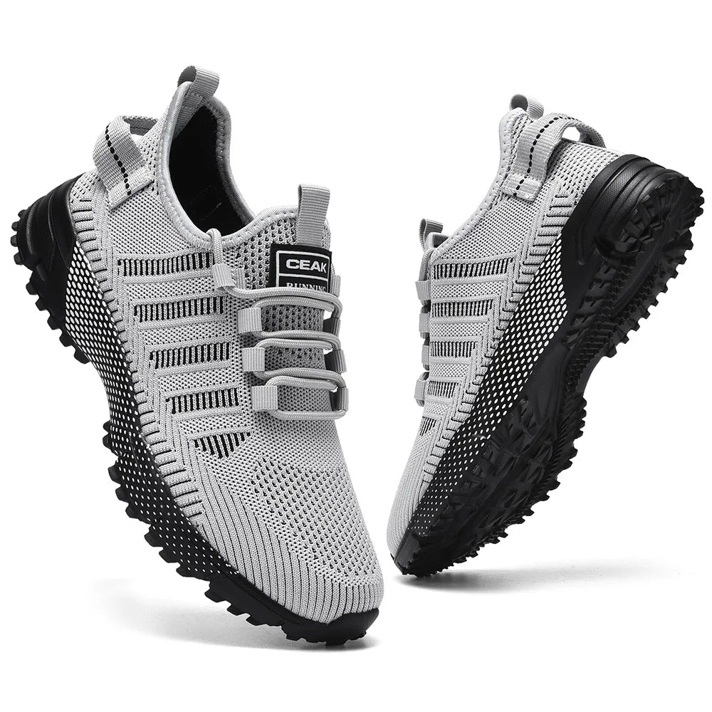 Men's lightweight sneakers summer new breathable anti-slip outdoor racing running shoes fashion Joker student speed sports shoes