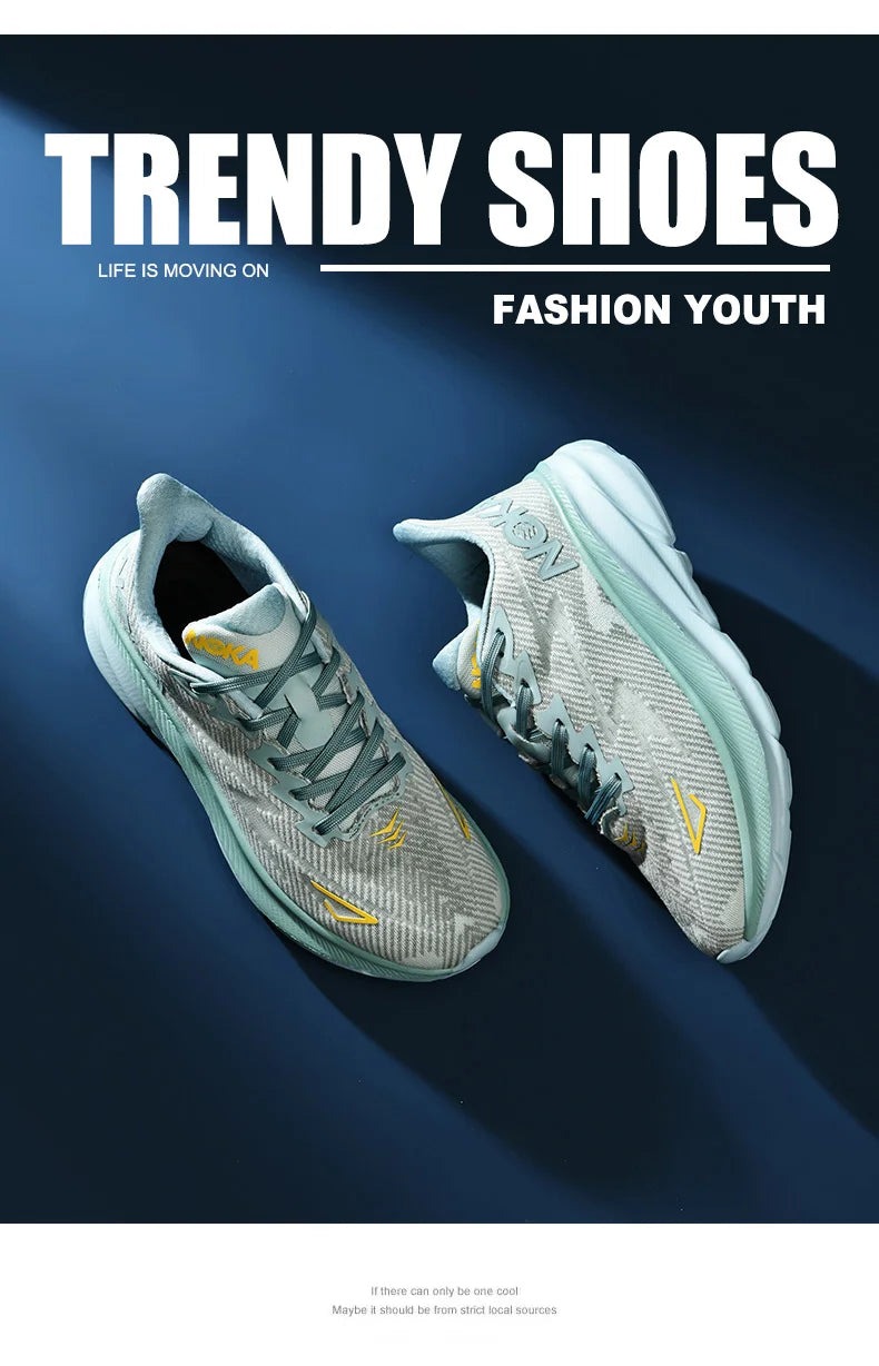 Men Sports Running Shoes Casual Carbon Plate Marathon Breathable Lightweight Women's Comfortable Athletic Nonskid Sneakers