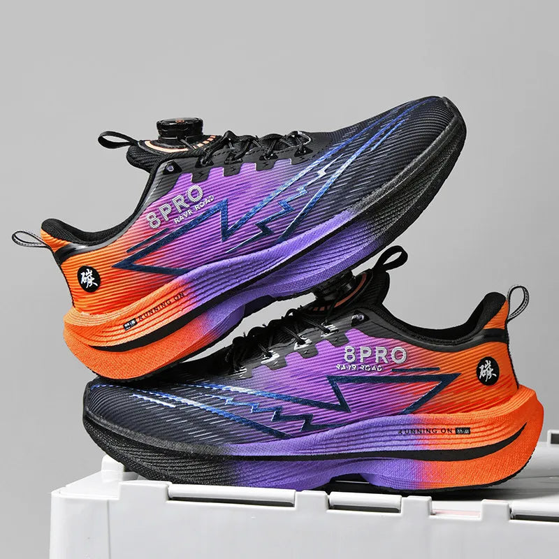Athletic Running Shoes Men Professional Carbon Board Marathon Sports Breathable Lightweight Women Comfortable Casual Sneakers