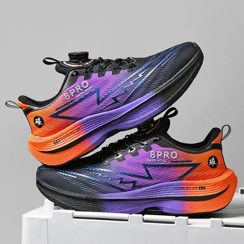 Athletic Running Shoes Men Professional Carbon Board Marathon Sports Breathable Lightweight Women Comfortable Casual Sneakers