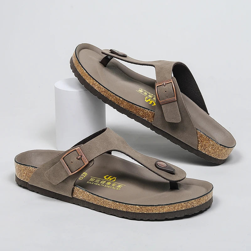 Big Size Mens Flip Flops Microfiber Leather Slippers Clogs Chanclas Hombre Chinelo Masculino Claquette Homme Summer Casual Shoes