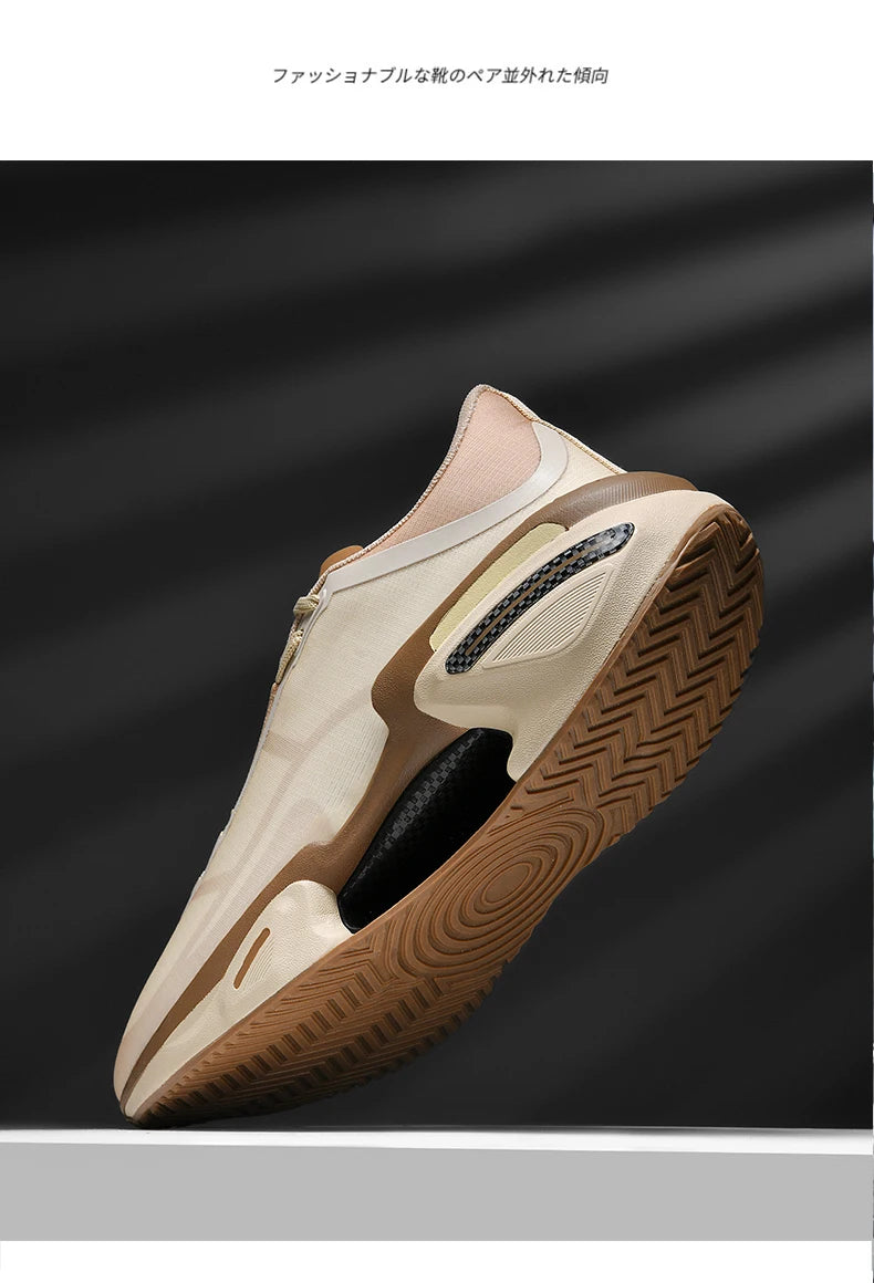 Men's Basketball Shoes Breathable Cushioning Non-Slip Wearable Runing Shoes Gym Training Athletic Basketball Sneakers for Women