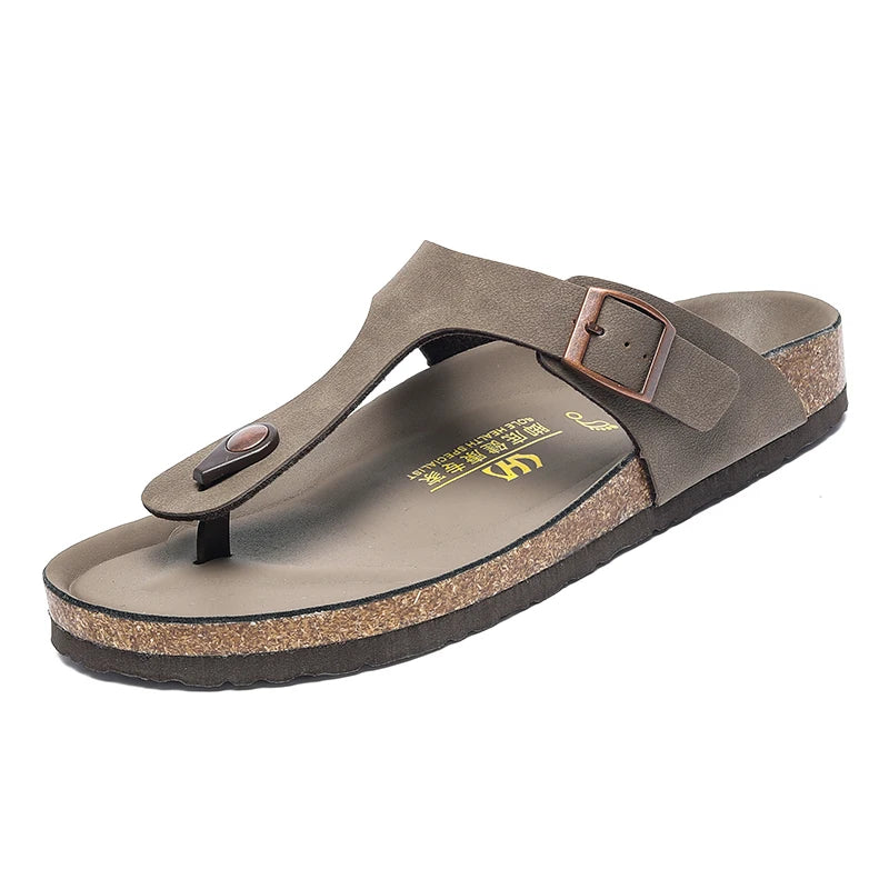 Big Size Mens Flip Flops Microfiber Leather Slippers Clogs Chanclas Hombre Chinelo Masculino Claquette Homme Summer Casual Shoes