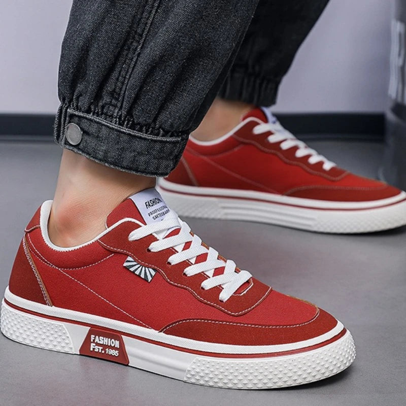 New Fashionable Men's Sports Sneakers Trendy Student Casual Shoes Korean Style Large Size Men's Shoes