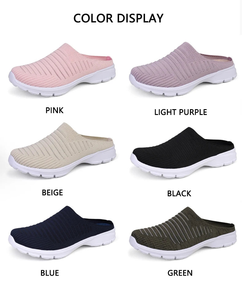 Men Slippers Summer Mesh Breathable Home Indoor Slippers Men Thick Bottom Slides Fashion Couple Walking Shoes Chanclas Hombre