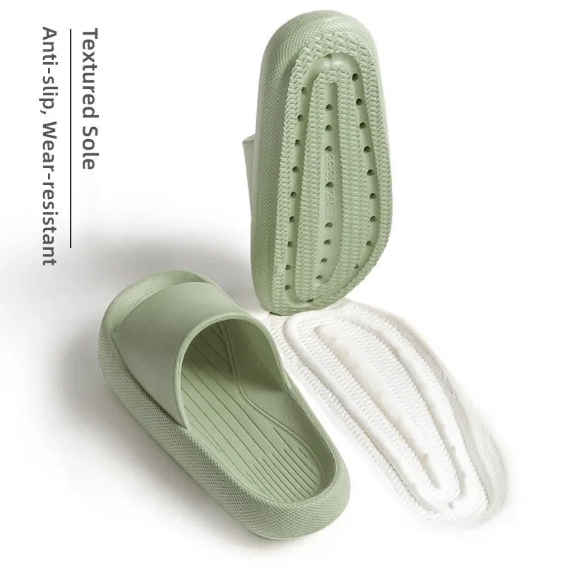 Big Size 48 49 Men Slippers Women Soft EVA Platform Thick Sole Slides Summer Beach Sandals Couples Home Anti-Slip Bathroom Shoes