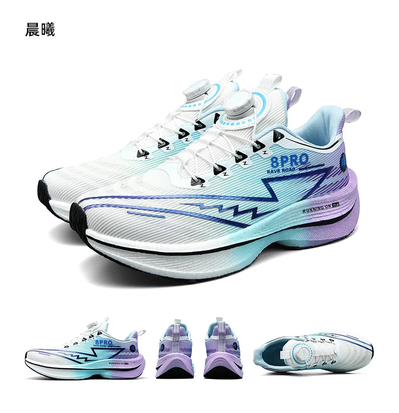 Athletic Running Shoes Men Professional Carbon Board Marathon Sports Breathable Lightweight Women Comfortable Casual Sneakers