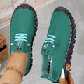 Women Sneakers 2024 New Spring Summer Loafers Soft-soled Roman Breathable Sneakers Women Retro Plus Size Single Shoes for Women