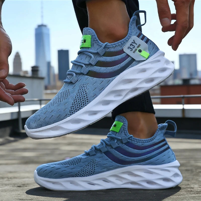 Casual Sports Running Shoes for Men Lightweight Casual Sports Shoes Comfort Athletic Nonskid Sneakers Outdoor Tenis Para Hombre