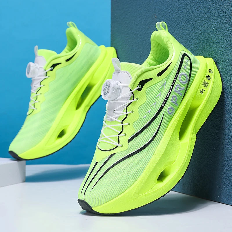 Men's Breathable Casual Sports Training Shoes, Unisex Comfortable and Versatile Casual Sneakers, Durable with Good Grip, Laceless Low-Top Design, Suitable for All Seasons, Gym Training, Running, Daily Casual Wear, Park Workou