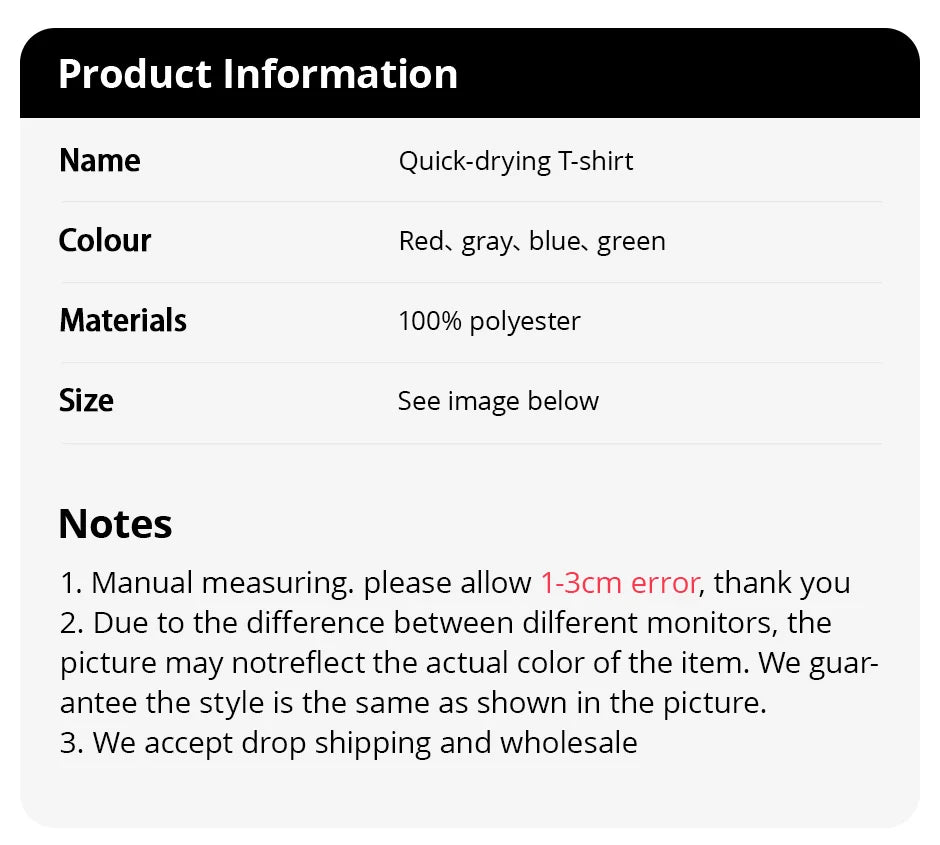 4/1/2 Pack Men's Gradient Quick-drying Sportswear Teenagers Leisure Joker Short-sleeved Multi-size Mixed-color Running Fitness T