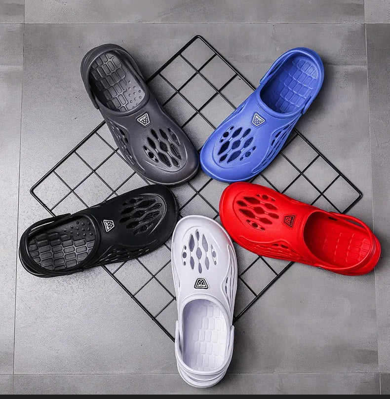 Male Slippers EVA Outdoor Vacation Simple Sandals Indoor Anti-slip Waterproof Clogs Off White Shose Summer Platform Shoes