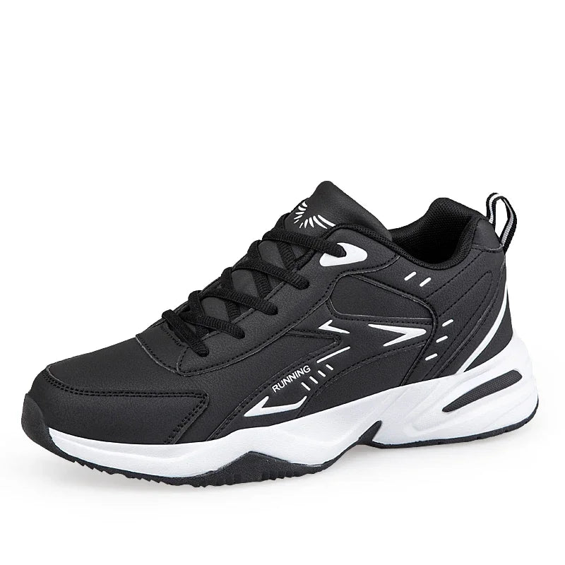 Chunky Sneaker for Men Thick Sole Versatile 2025 New Trend Mesh Lace Up Breathable Casual Sports Shoes Increased Soft Soles