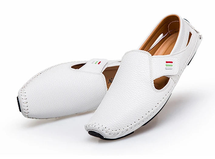 Men's Moccasins Summer Walking Breathable Casual Shoes Flat Shoes