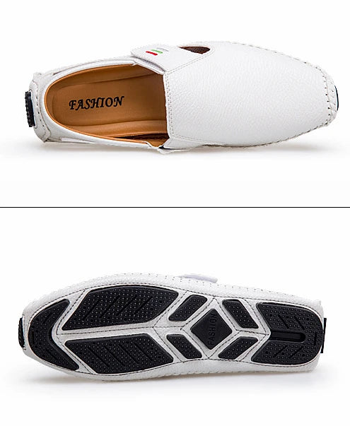 Men's Moccasins Summer Walking Breathable Casual Shoes Flat Shoes