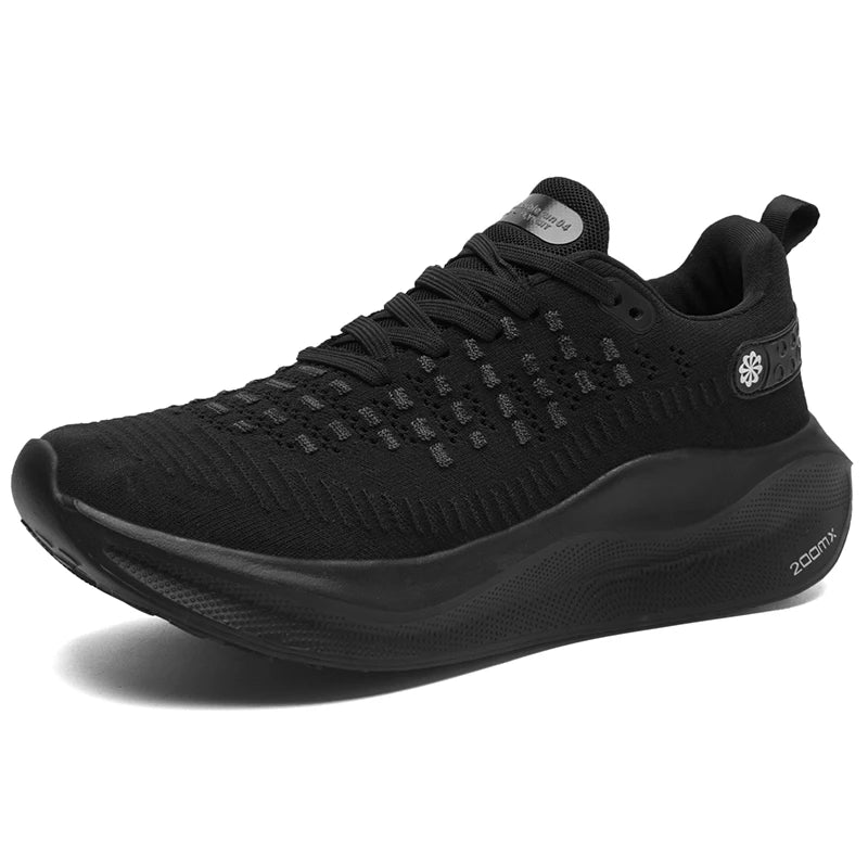 Men's breathable mesh thick-sole running shoes four season soft-sole non-slip outdoor casual sports shoes fashion light sneakers