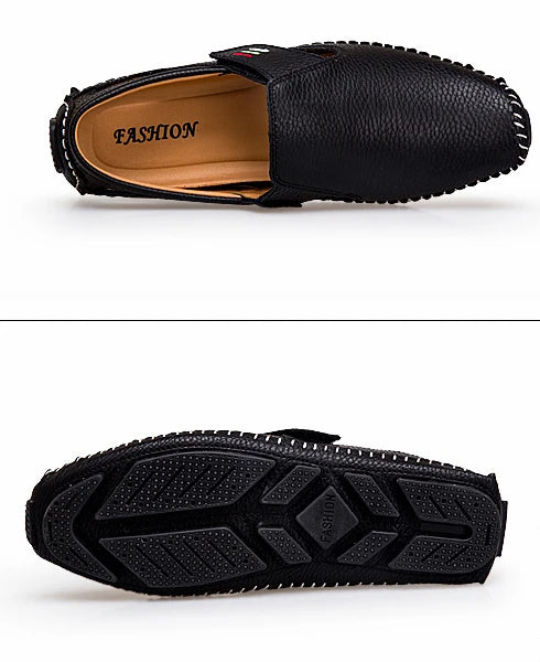 Men's Moccasins Summer Walking Breathable Casual Shoes Flat Shoes