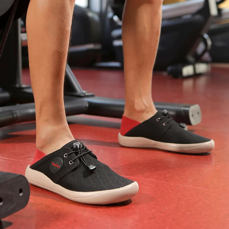 Hot Summer Mesh Men's Shoes Fashion Breathable Men Casual Shoes Handmade Flat Wading Shoes Outdoor Men Sneakers Big Size 38-46