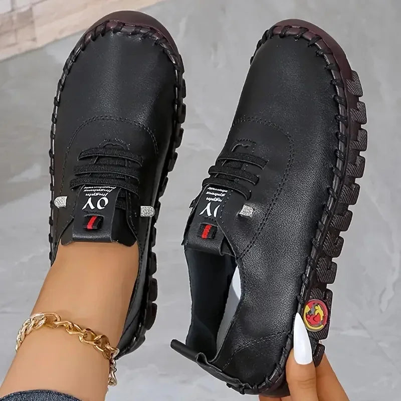 Women Sneakers 2024 New Spring Summer Loafers Soft-soled Roman Breathable Sneakers Women Retro Plus Size Single Shoes for Women