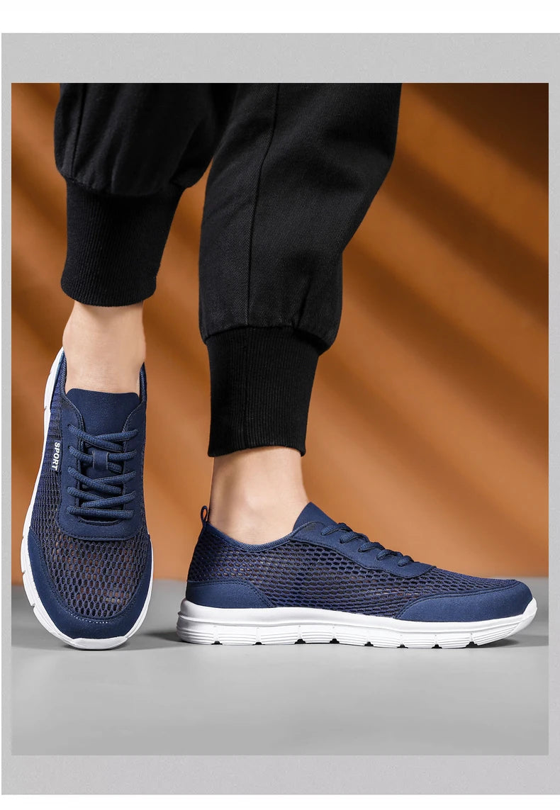 Men Shoes Spring Summer Soft Loafers Walking Shoes Lightweight Mesh Casual Shoes Men Sneakers Tenis Masculino Zapatillas Hombre