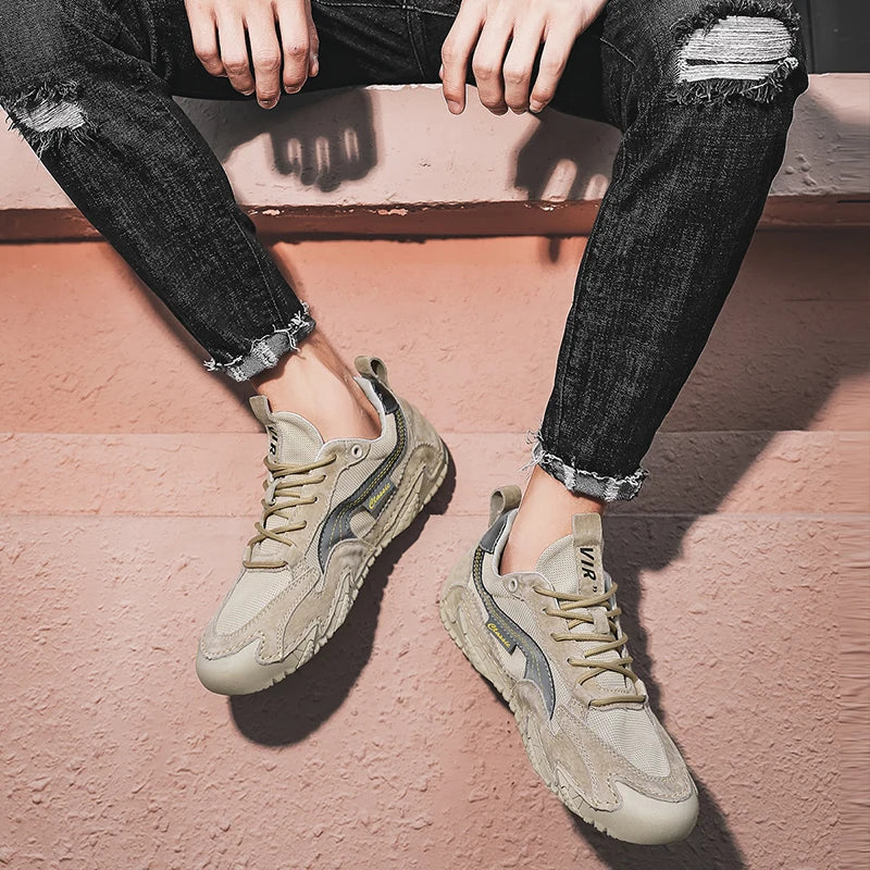 Summer Mesh Men Shoes Casual Breathable Sneakers Men Luxury Brand Shoes Leisure Comfortable Outdoor Men Gym Shoes Zapatos Homme