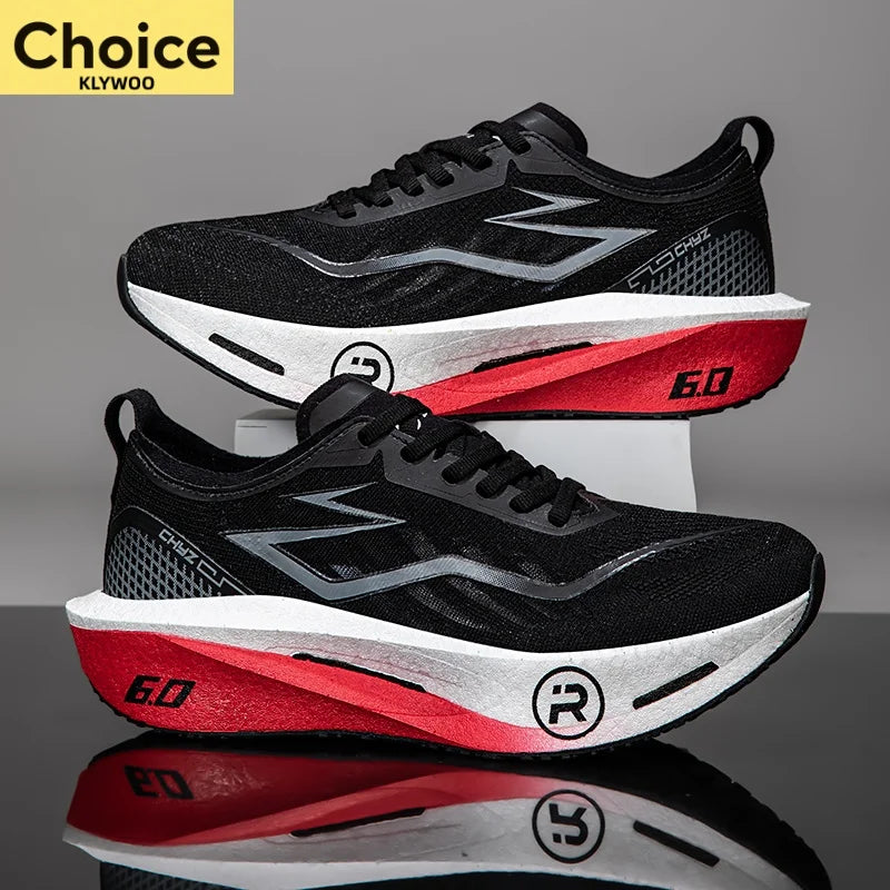 New Sports Shoes for Men Women Running Sneakers Carbon Plate Male Marathon Racing Shock-absorbing Athletics Sport Training Shoes