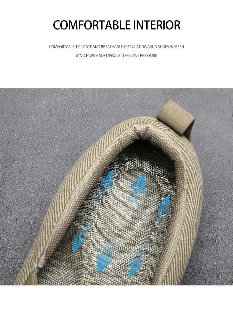 Brand Men's Shoes Canvas Breathable Casual Shoes Men Sneakers Flat Light Outdoor Walking Shoes Zapatillas Hombre Plus Size 39-47
