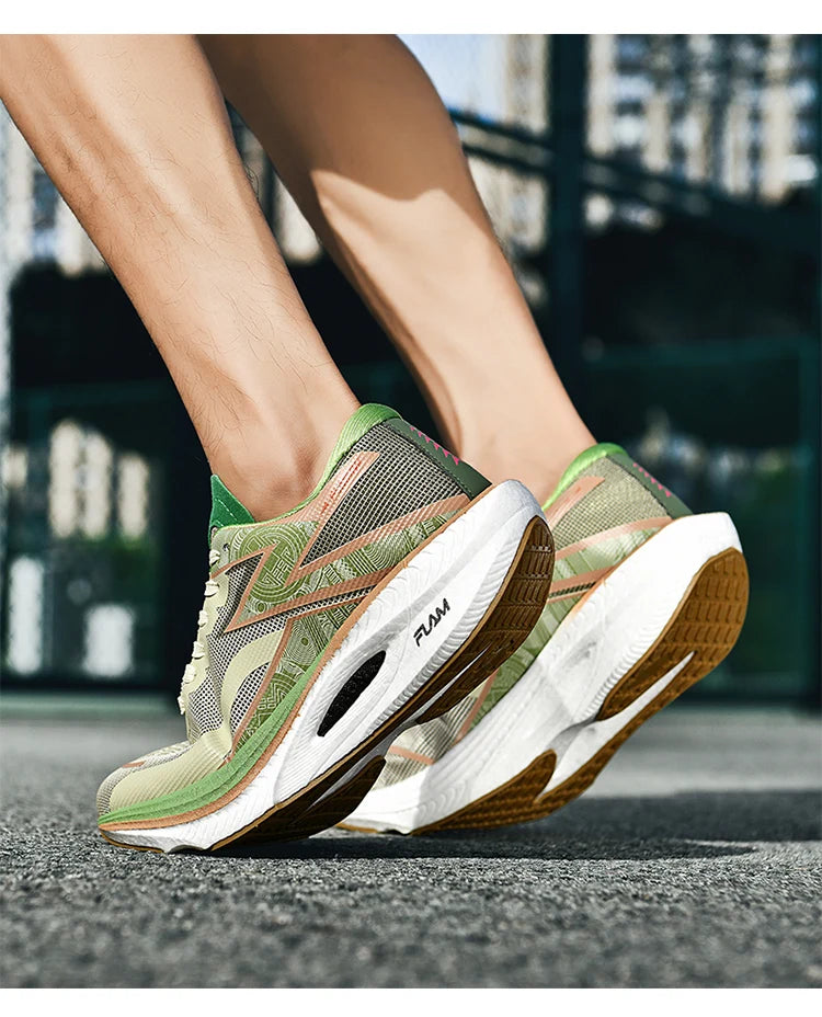 Running Shoes Carbon Board Speciality Marathon Men Sports Breathable Lightweight Women's Comfortable Athletic Nonskid Sneakers