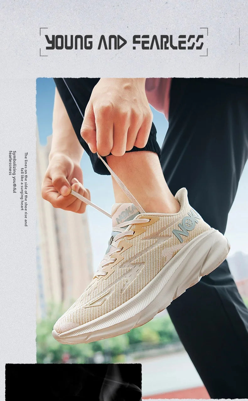 Men Sports Running Shoes Casual Carbon Plate Marathon Breathable Lightweight Women's Comfortable Athletic Nonskid Sneakers