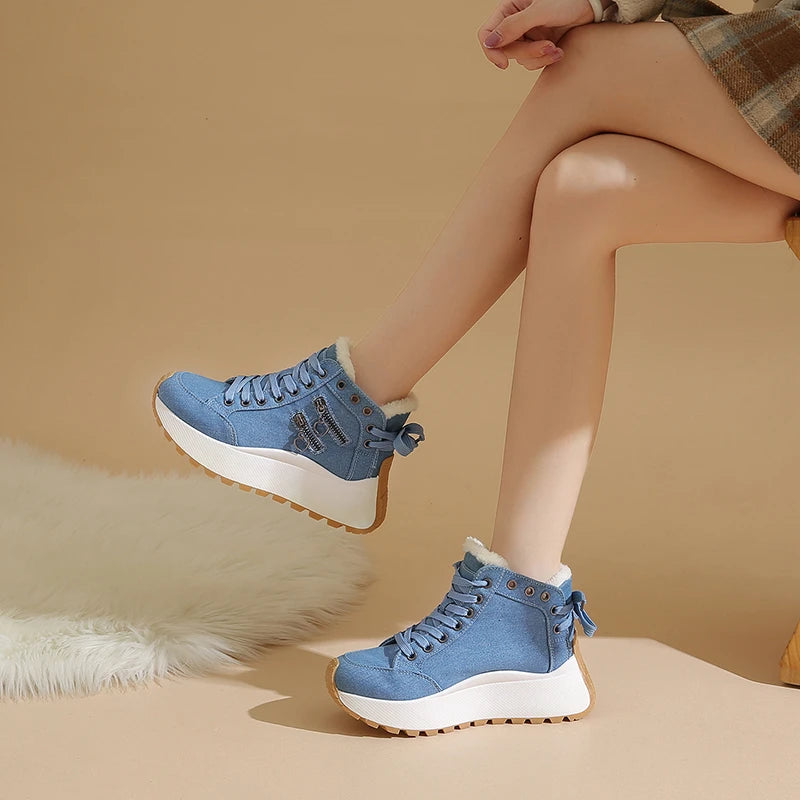 2025 New Designer Women Sneakers High Quality Shoes Female Women Shoes for Women Lace Up Platform Sneakers Женская Обувь