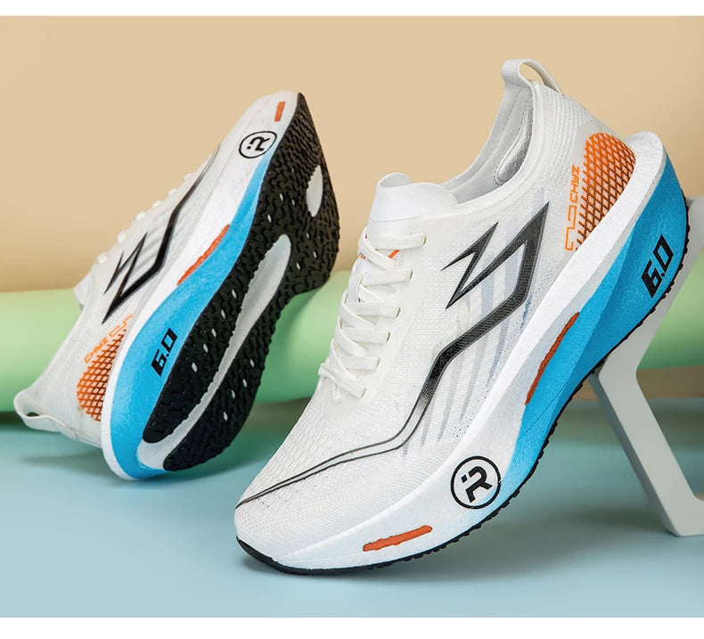 New Sports Shoes for Men Women Running Sneakers Carbon Plate Male Marathon Racing Shock-absorbing Athletics Sport Training Shoes