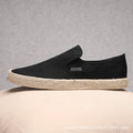 Soft Espadrilles Men Hemp Loafers Slip on Shoes Fashion Mens Shoes Casual Male Breathable Canvas Spring Rubber Sneakers Men