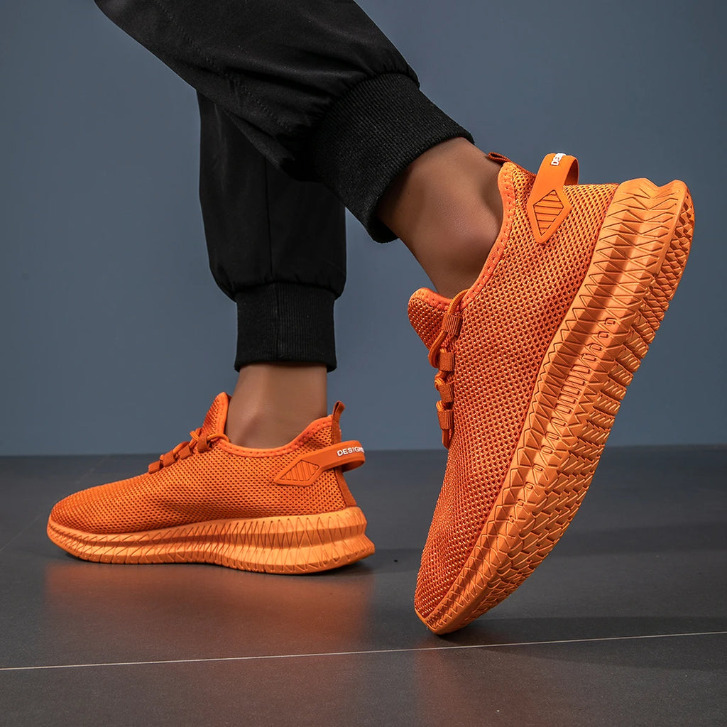 YRZL Mens Running Breathable Lightweight Sneakers Men Casual Sports Shoes Anti Slip Walking Shoes Comfortable Gym Training Shoes