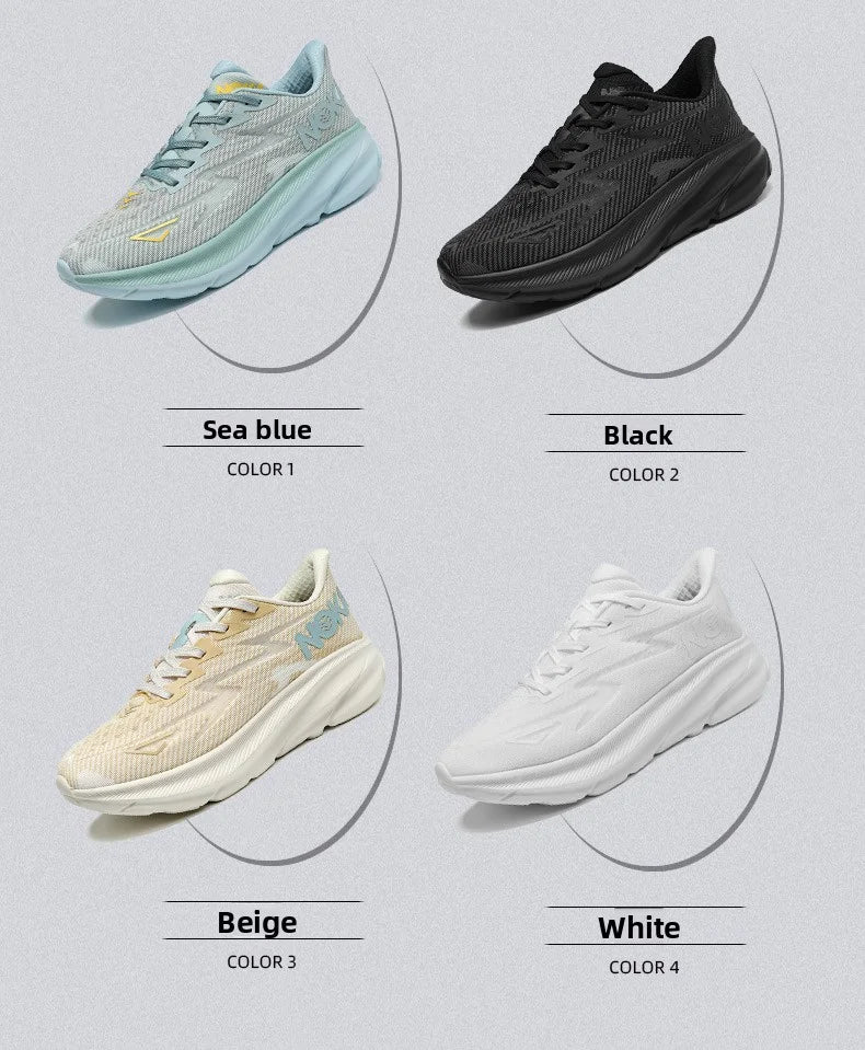 Men Sports Running Shoes Casual Carbon Plate Marathon Breathable Lightweight Women's Comfortable Athletic Nonskid Sneakers