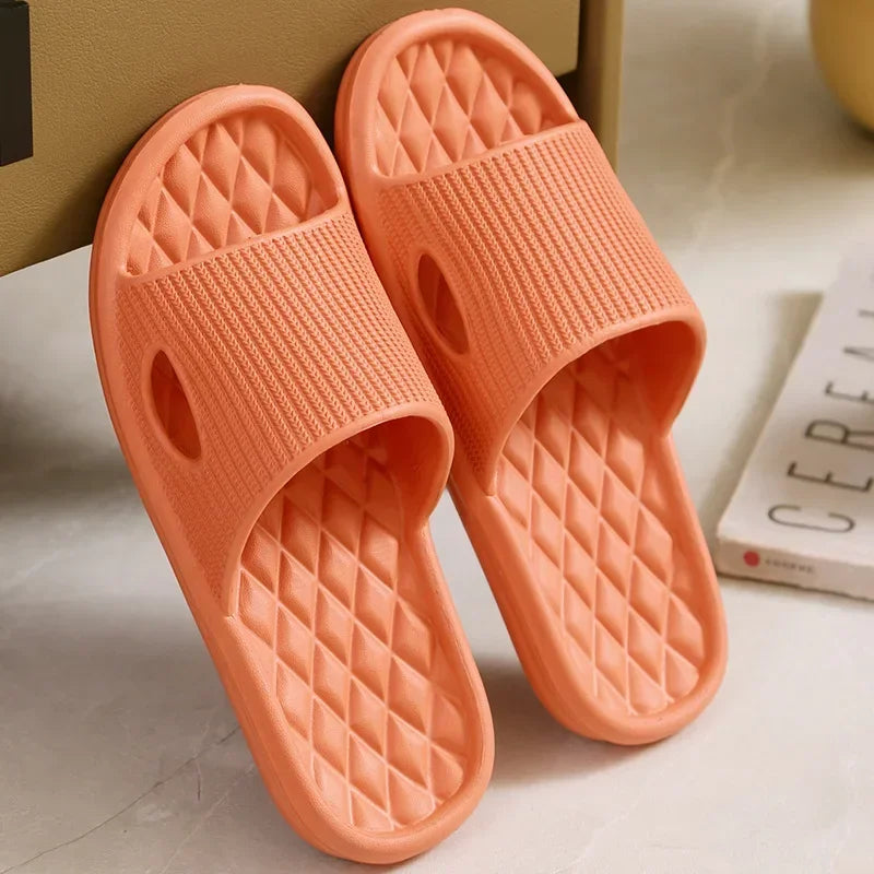 Big Size 48 49 Men Slippers Women Soft EVA Platform Thick Sole Slides Summer Beach Sandals Couples Home Anti-Slip Bathroom Shoes