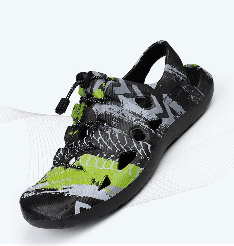 Men Sandals Brand Clogs Casual Shoes EVA Lightweight Sandles Man Colorful Shoes for Summer Beach Zapatillas Hombre